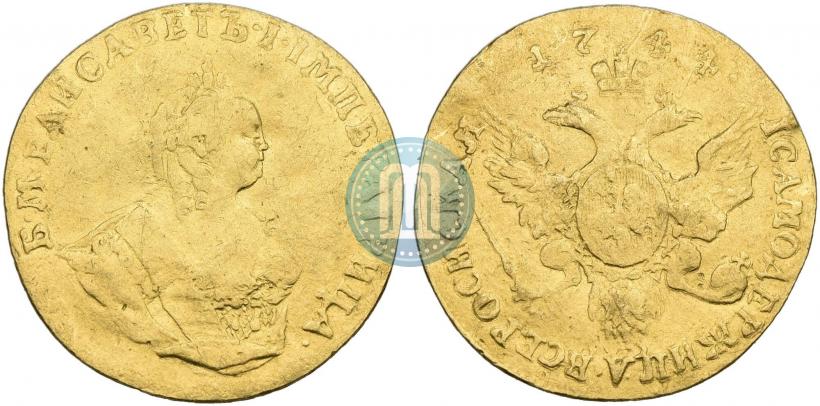 Picture 1 ducat 1744 year  