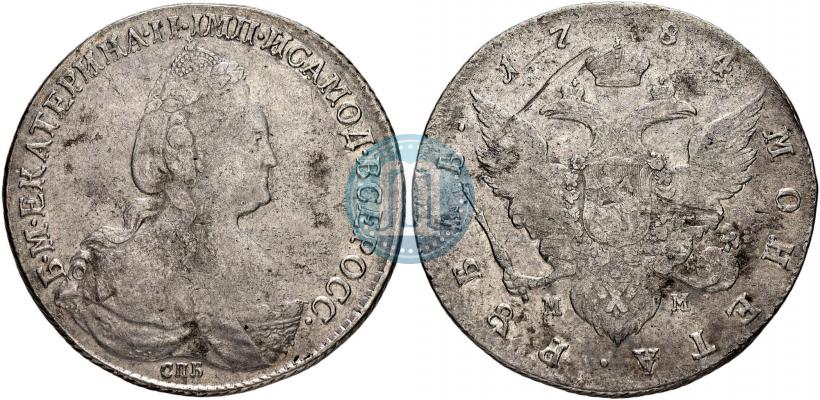 Picture 1 rouble 1784 year СПБ-ММ 