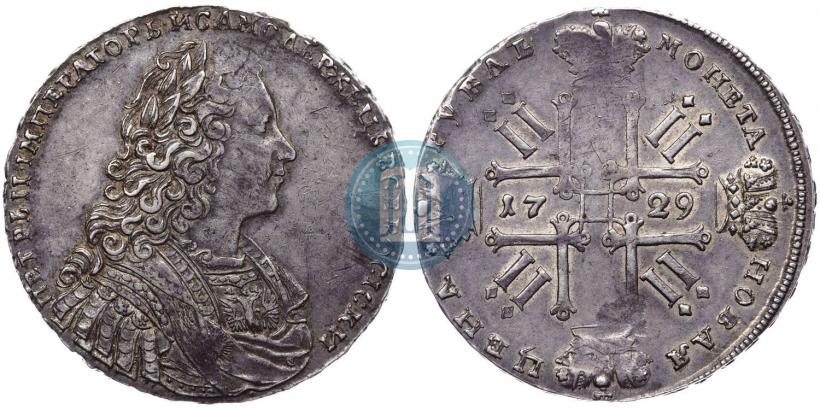 Picture 1 rouble 1729 year  "Type of 1728"