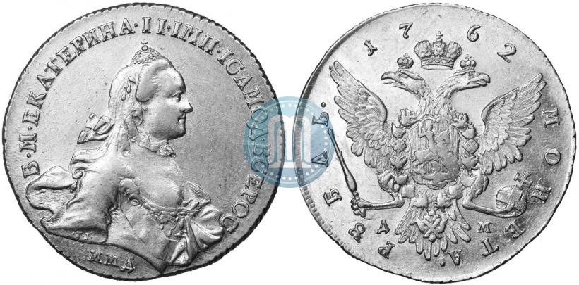 Picture 1 rouble 1748 year ММД 