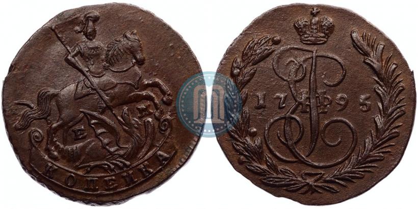 Фото 1 копейка 1795 года ЕМ 