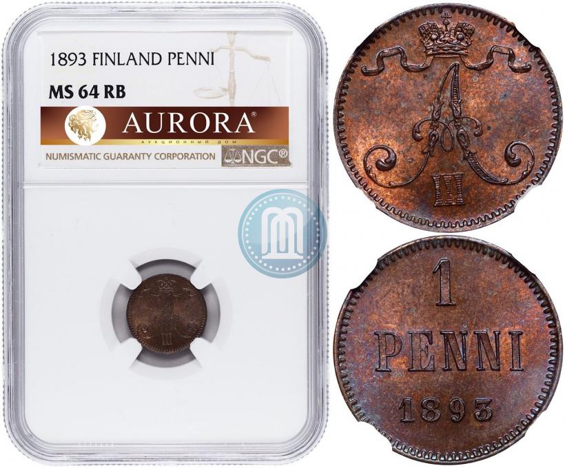Picture 1 penni 1893 year  