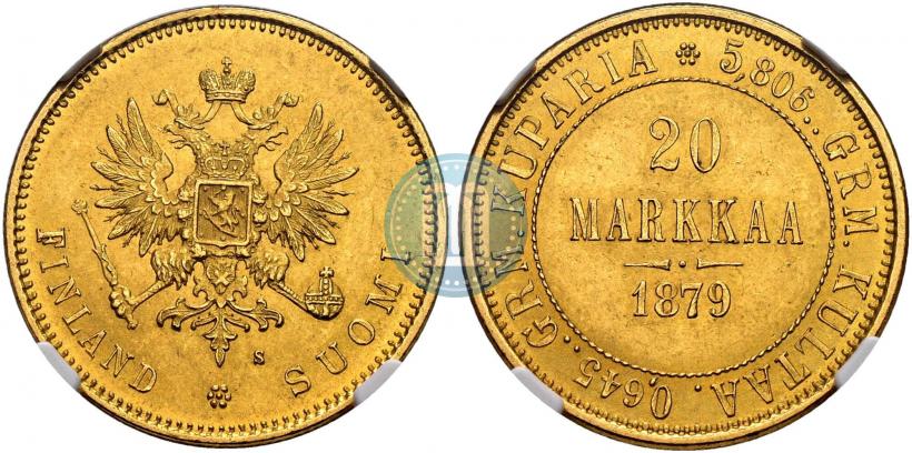 Picture 20 markkaa 1879 year S 