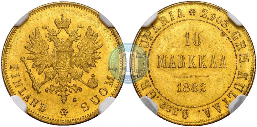 Picture 10 markkaa 1882 year S 