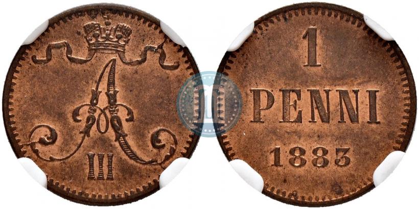 Picture 1 penni 1883 year  