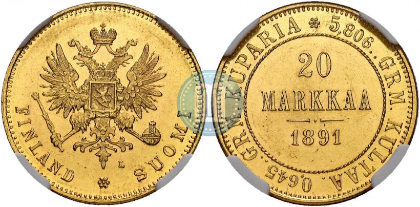 Фото 20 марок 1891 года L 