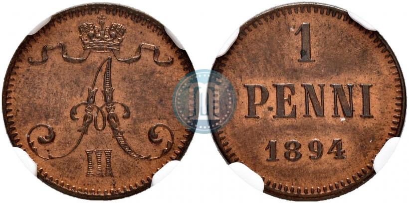 Picture 1 penni 1894 year  