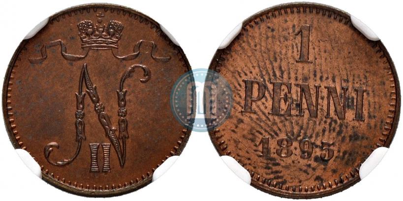 Picture 1 penni 1895 year  