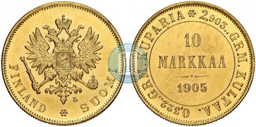 Фото 10 марок 1905 года L 