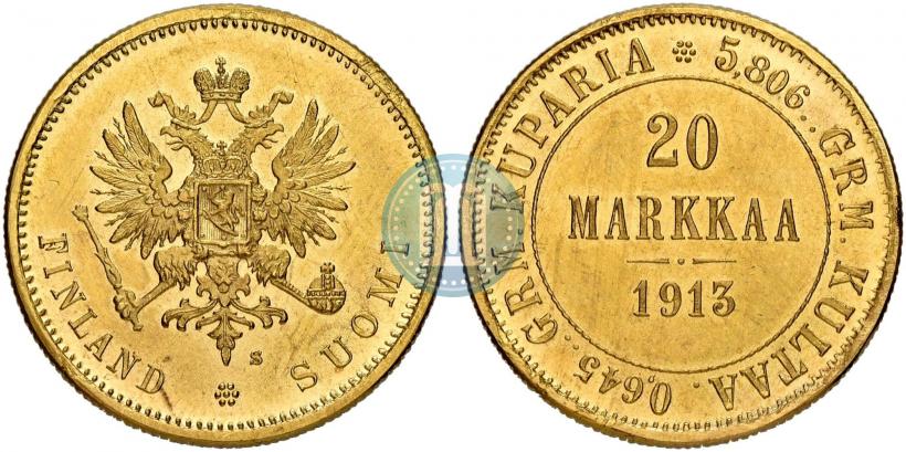 Фото 20 марок 1913 года S 