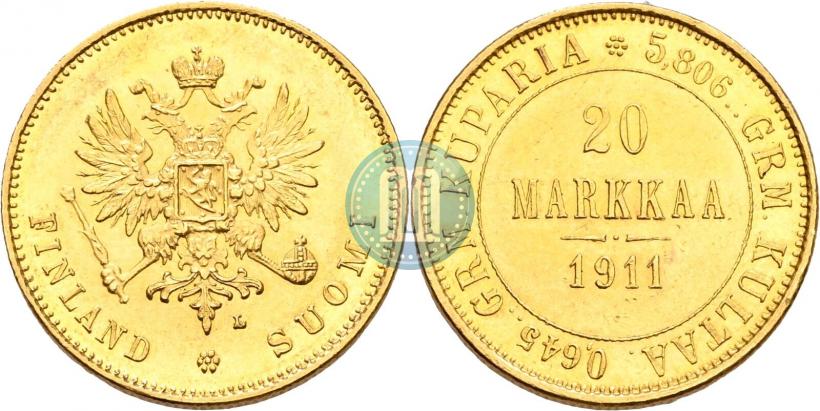 Фото 20 марок 1911 года L 