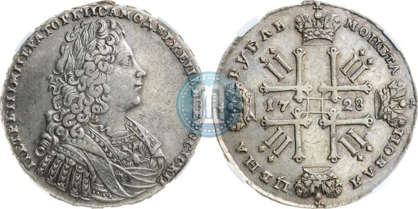 Picture 1 rouble 1728 year  "Type of 1728"