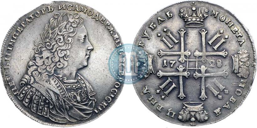 Picture 1 rouble 1728 year  "Type of 1728"