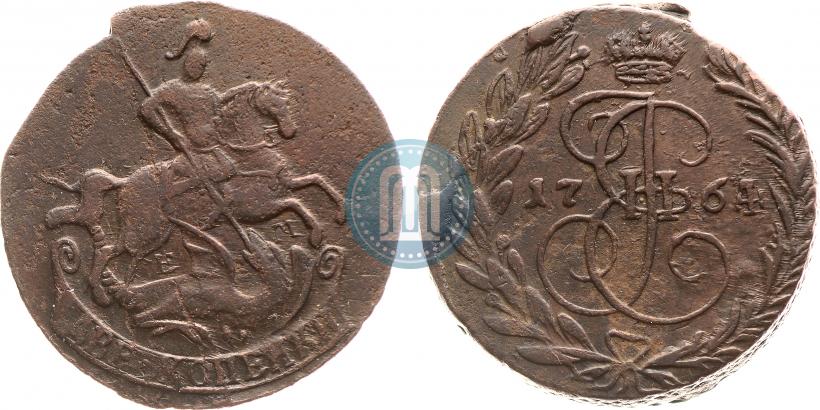 Picture 2 kopecks 1764 year ЕМ 