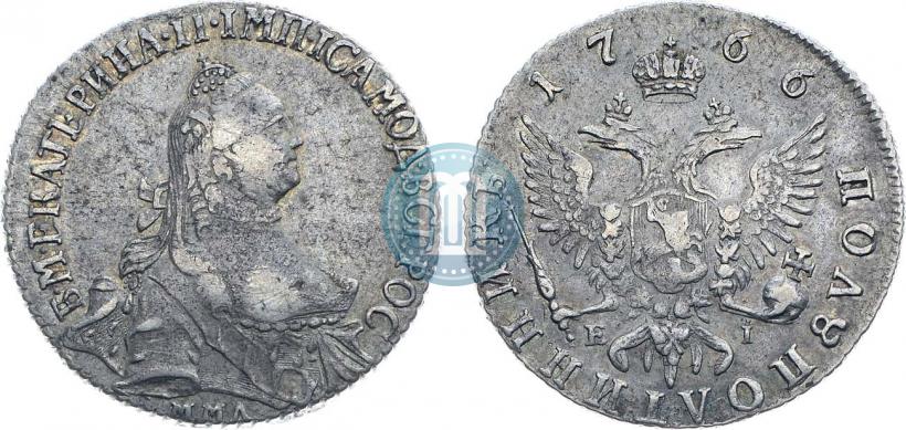 Фото Полуполтинник 1766 года ММД-EI 