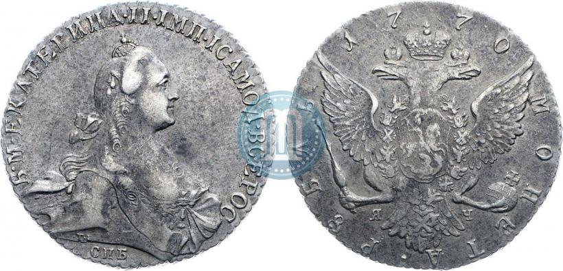 Фото 1 рубль 1770 года СПБ-ЯЧ 