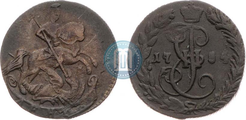 Фото Денга 1784 года КМ 