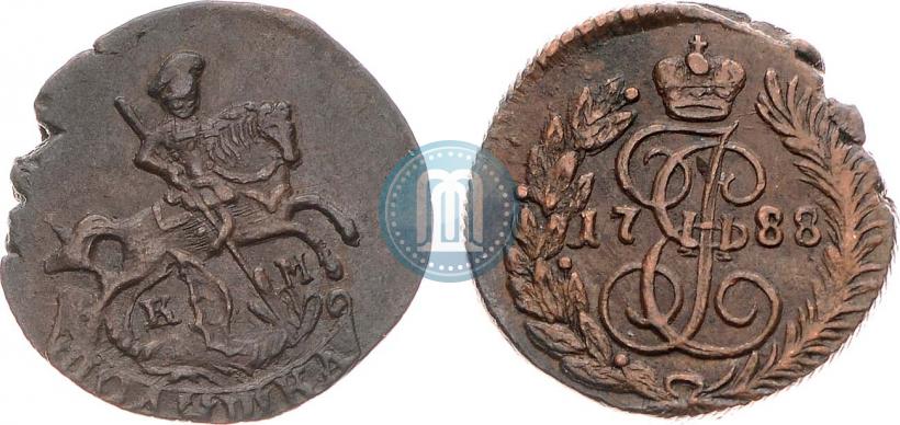 Фото Полушка 1788 года КМ 