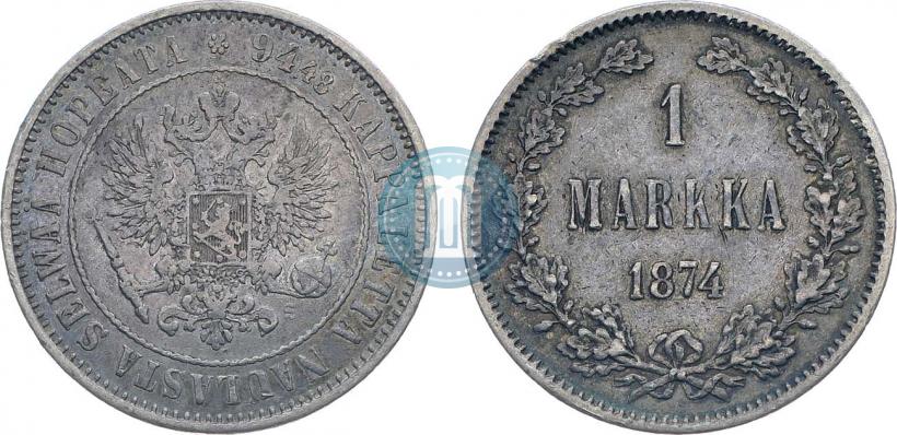 Фото 1 марка 1874 года S 