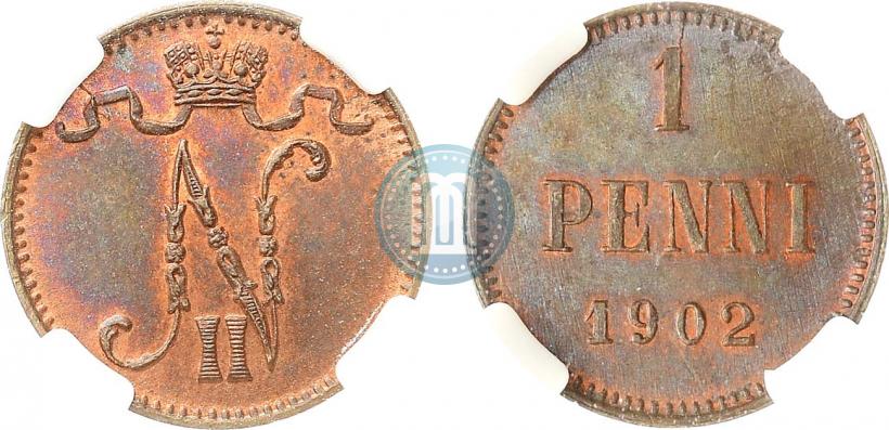 Picture 1 penni 1902 year  
