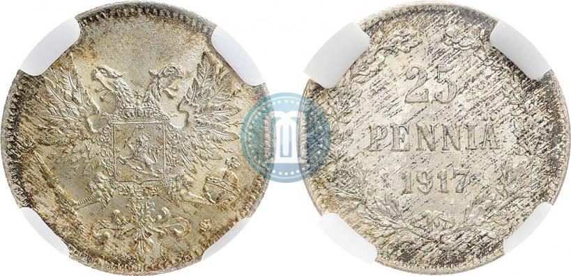 Фото 25 пенни 1917 года S 
