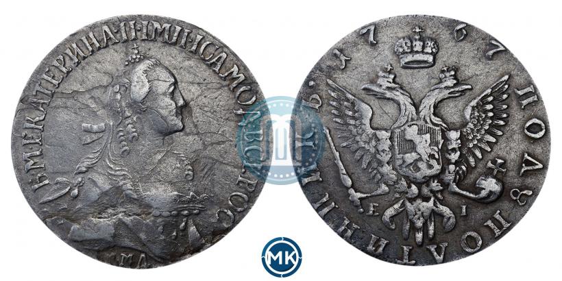 Фото Полуполтинник 1767 года ММД-EI 