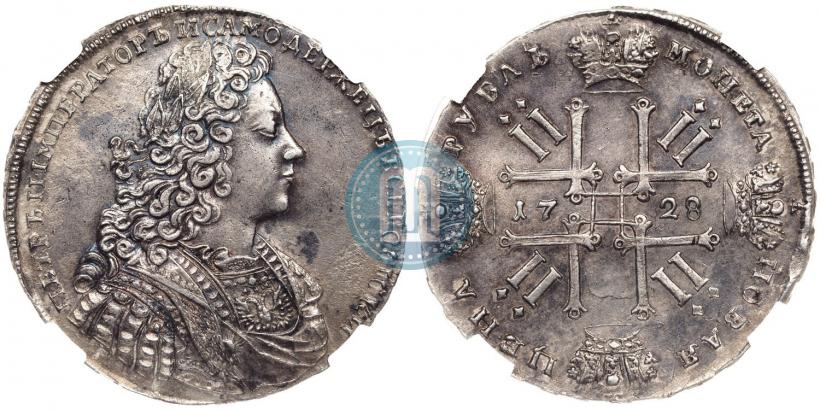 Фото 1 рубль 1728 года  "Тип 1728"