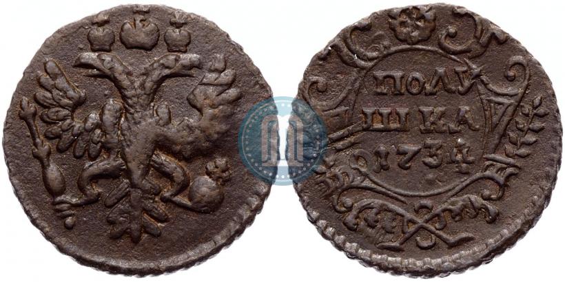 Picture Polushka 1734 year  