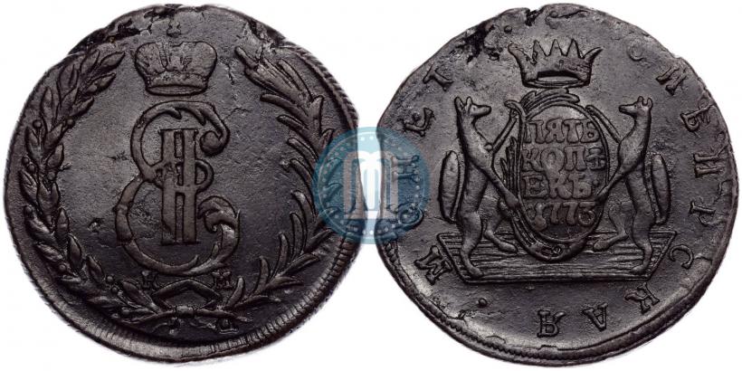 Picture 5 kopecks 1773 year КМ 