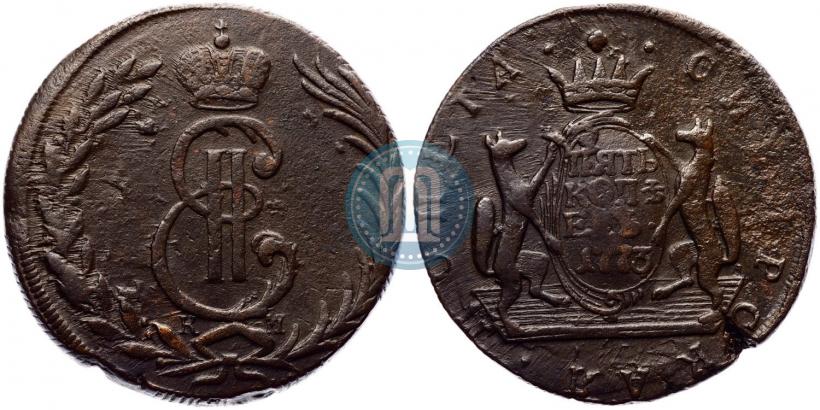 Picture 5 kopecks 1773 year КМ 
