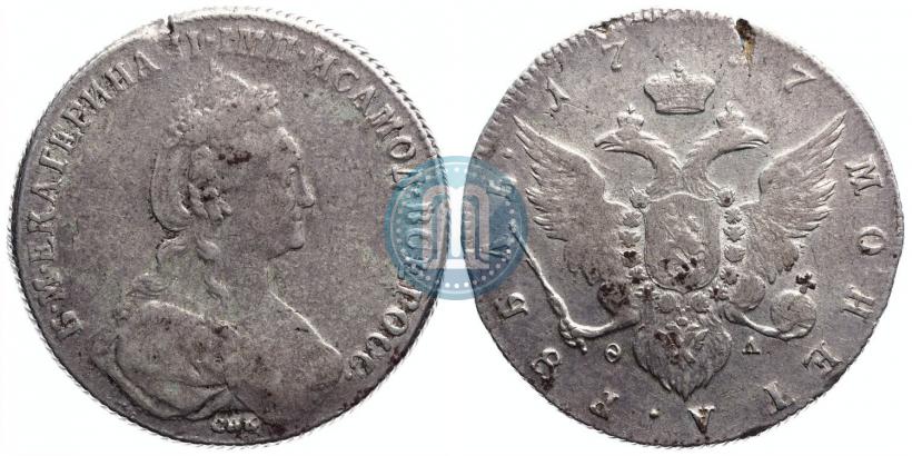 Picture 1 rouble 1777 year СПБ-ФЛ 