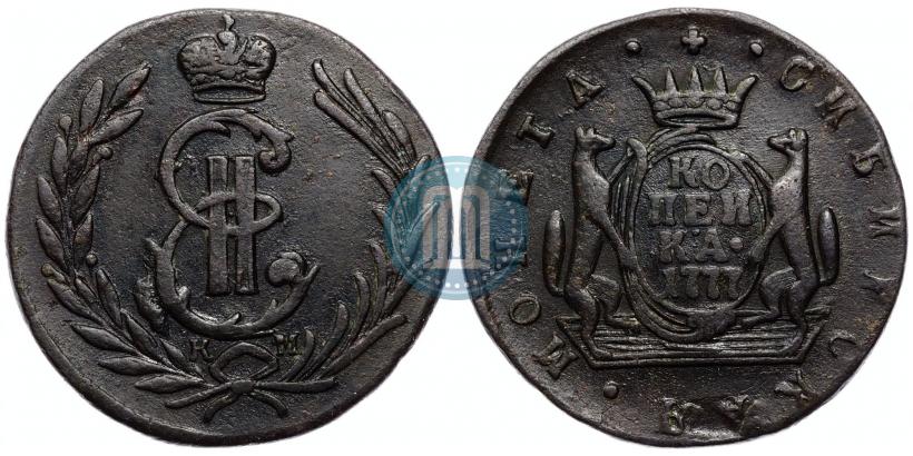 Picture 1 kopeck 1777 year КМ 