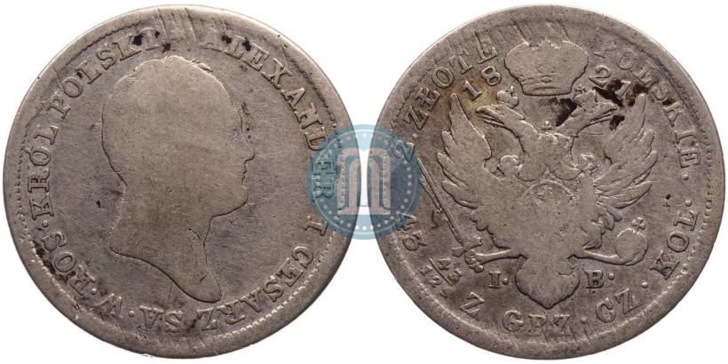 Picture 2 złote 1821 year IB 