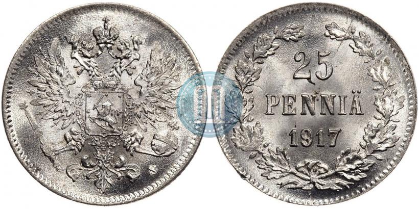 Фото 25 пенни 1917 года S 