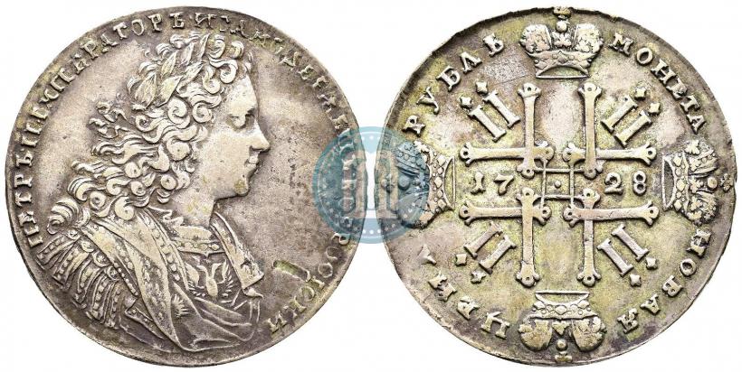 Picture 1 rouble 1728 year  "Type of 1728"