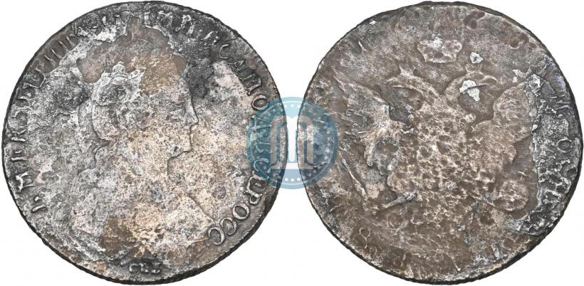 Фото 1 рубль 1768 года СПБ-СА 