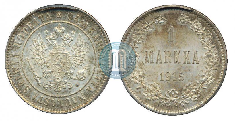Picture 1 markka 1915 year S 
