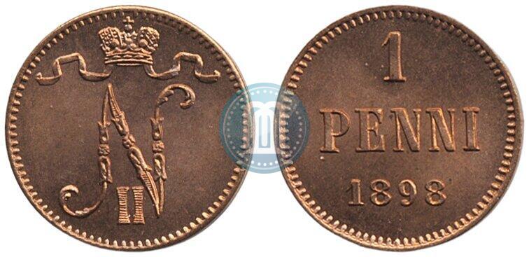 Picture 1 penni 1898 year  