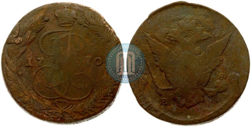Фото 5 копеек 1770 года ЕМ 