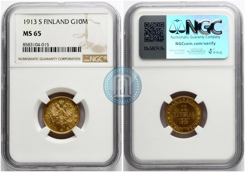 Фото 10 марок 1913 года S 