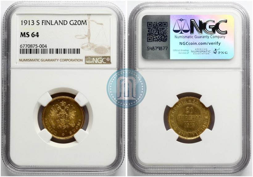 Picture 20 markkaa 1913 year S 