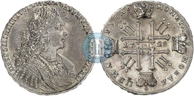 Picture 1 rouble 1728 year  "Type of 1728"