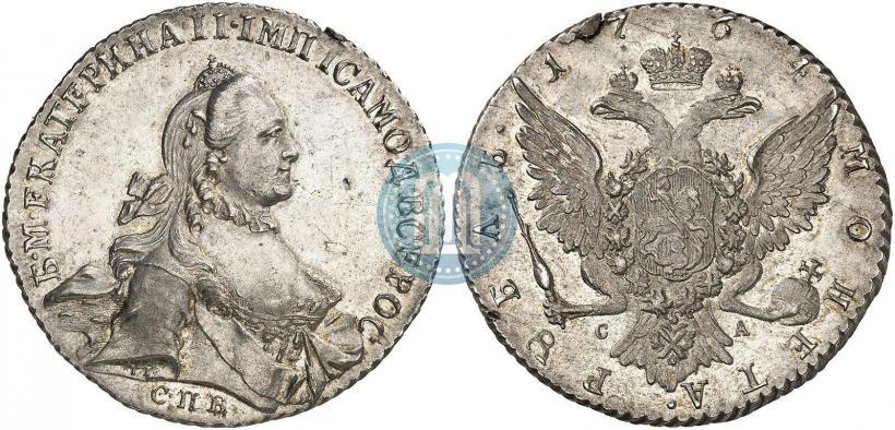 Picture 1 rouble 1780 year СПБ-ИЗ 