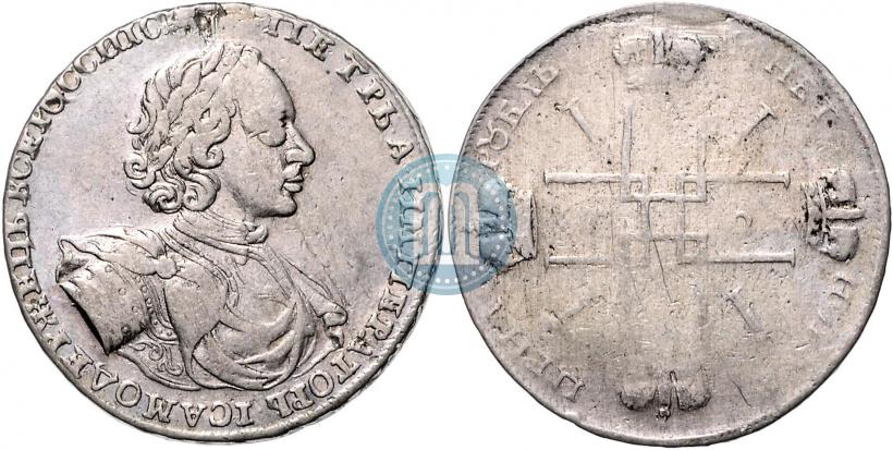 Фото 1 рубль 1722 года  