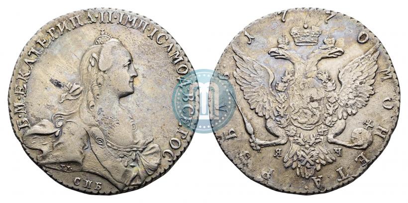 Фото 1 рубль 1770 года СПБ-ЯЧ 