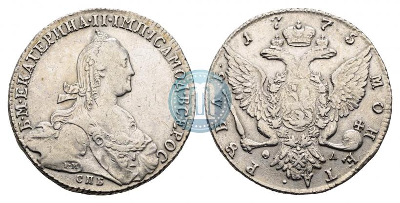 Picture 1 rouble 1775 year СПБ-ФЛ 