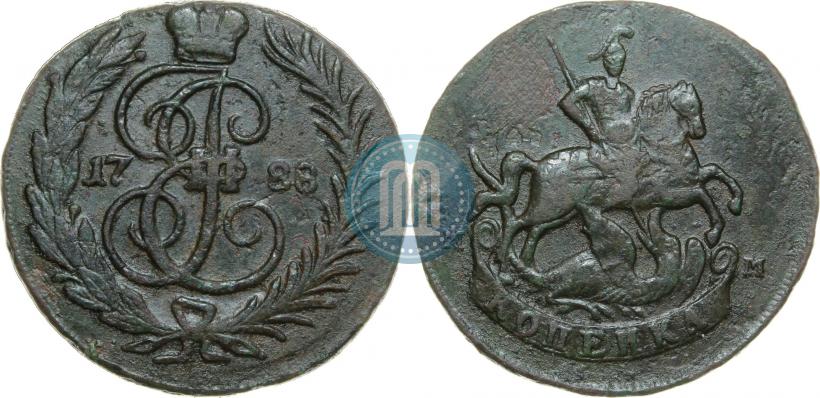 Фото 1 копейка 1788 года ММ 