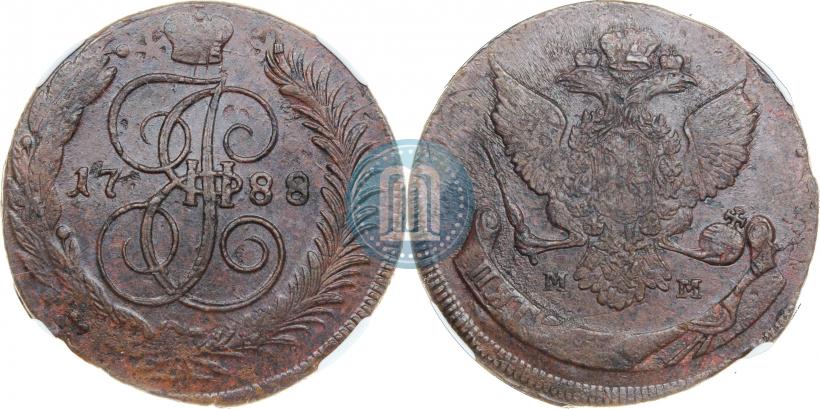 Picture 5 kopecks 1788 year ММ 