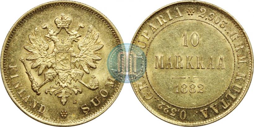 Фото 10 марок 1882 года S 