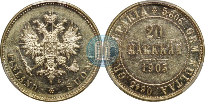 Picture 20 markkaa 1903 year L 